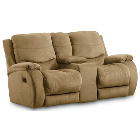 Double Reclining Loveseat with Console, Storage and Cup Holders